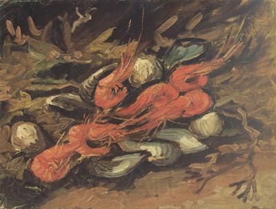 Vincent Van Gogh Still life wtih Mussels and Shrimps (nn04) Spain oil painting art